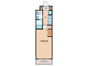 ｱｰﾃﾞﾝﾀﾜｰ本町ｲｰｽﾄの物件間取画像